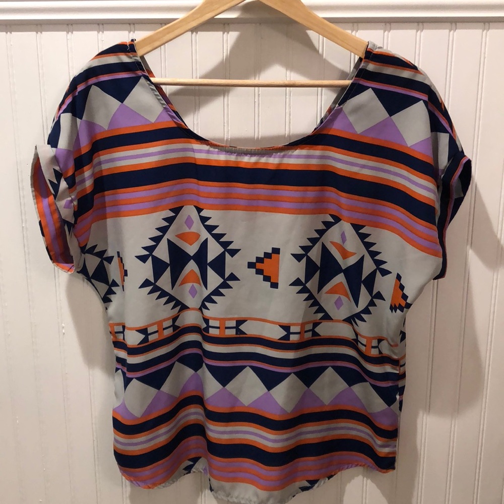Fun Aztec top! - Picture 1 of 2